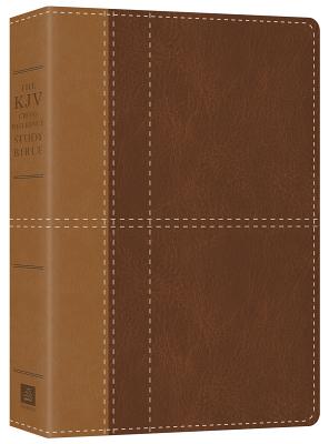 The KJV Cross Reference Study Bible [Brown] By Christopher D. Hudson Cover Image