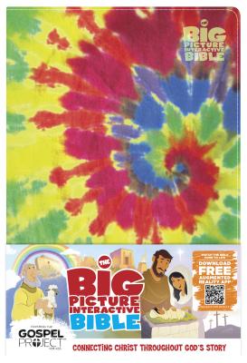 The Big Picture Interactive Bible for Kids, Multicolor Tie-Dye LeatherTouch: Connecting Christ Throughout God's Story (The Big Picture Interactive / The Gospel Project) Cover Image