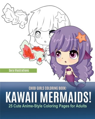 chibi anime girl coloring pages