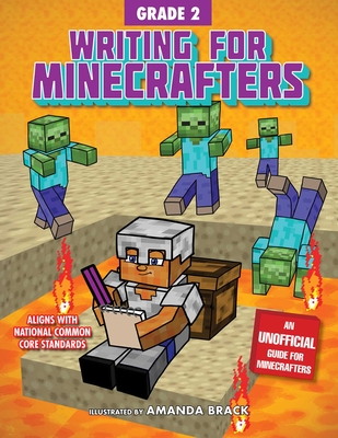 Writing for Minecrafters: Grade 2 By Sky Pony Press, Amanda Brack (Illustrator) Cover Image