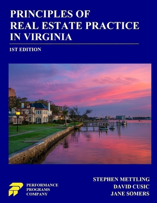 Principles of Real Estate Practice in Virginia: 1st Edition Cover Image