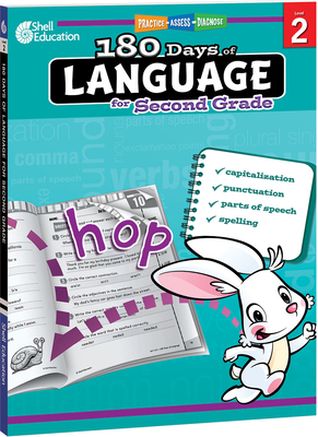 180 Days of Language for Second Grade: Practice, Assess, Diagnose (180 Days of Practice) Cover Image