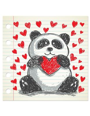 Cartoon Cute Drawing Panda Free Buckle PNG Images | PSD Free Download -  Pikbest