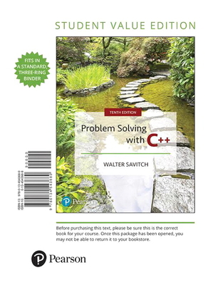 Problem Solving with C++ (Loose Leaf) | The Concord Bookshop ...