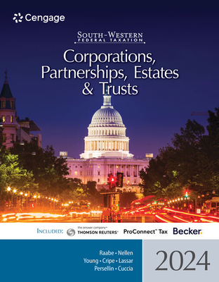 South-Western Federal Taxation 2024: Corporations, Partnerships, Estates and Trusts, Loose-Leaf Version Cover Image