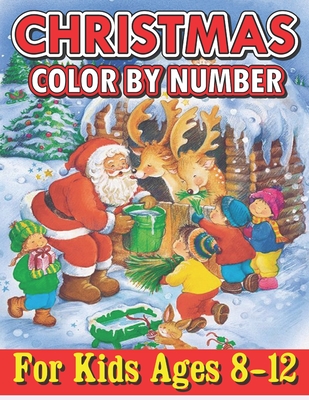 Color By Number Book For kids Ages 8-12: 50 Color By Number