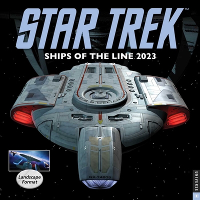 Star Trek: Ships of the Line 2023 Wall Calendar By CBS Cover Image