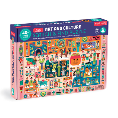 Art and Culture at the Museum 64 Piece Search & Find Puzzle By Galison Mudpuppy (Created by) Cover Image