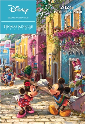 Disney Dreams Collection by Thomas Kinkade Studios: 12-Month 2024 Monthly Pocket Cover Image