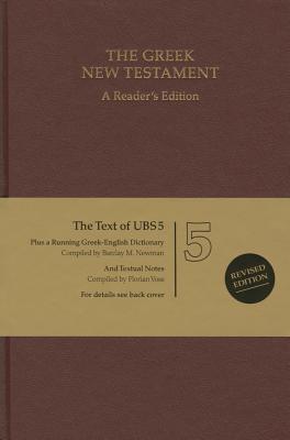 UBS 5th Revised Greek New Testament Reader's Edition: 124377 By Nestle-Aland Cover Image