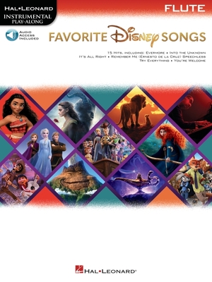 Favorite Disney Songs: Instrumental Play-Along for Flute: Instrumental Play-Along for Flute  Cover Image