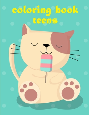Coloring Book Teens: Funny Coloring Animals Pages for Baby-2 By J. K. Mimo Cover Image