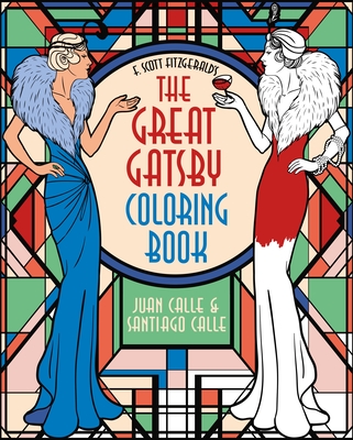F. Scott Fitzgerald's the Great Gatsby Coloring Book Cover Image