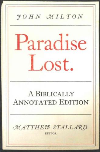 Paradise Lost: The Biblically Annotated Edition Cover Image