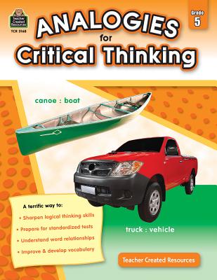 Analogies for Critical Thinking Grade 5 Cover Image