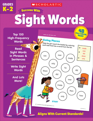 Scholastic Success with Sight Words Workbook By Scholastic Teaching Resources Cover Image