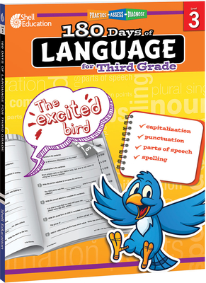 180 Days of Language for Third Grade: Practice, Assess, Diagnose (180 Days of Practice) By Christine Dugan Cover Image