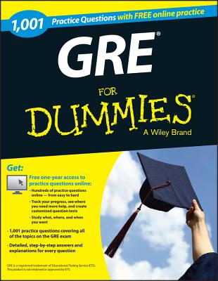GRE 1,001 Practice Questions for Dummies [With Free Online Practice] Cover Image