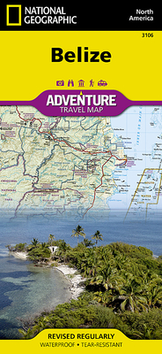 Belize Map (National Geographic Adventure Map #3106)