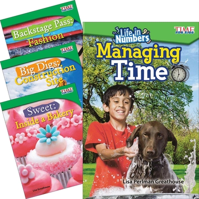 Time for Kids Math Grade 3: 4-Book Set By Multiple Authors Cover Image