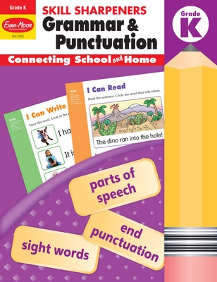 Skill Sharpeners: Grammar & Punctuation, Kindergarten Workbook By Evan-Moor Corporation Cover Image