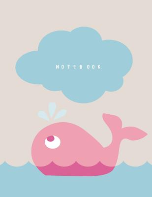 Notebook: Cute whale on grey cover and Dot Graph Line Sketch pages, Extra large (8.5 x 11) inches, 110 pages, White paper, Sketc By Magic Lover Cover Image