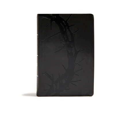 CSB Super Giant Print Reference Bible, Charcoal LeatherTouch Cover Image