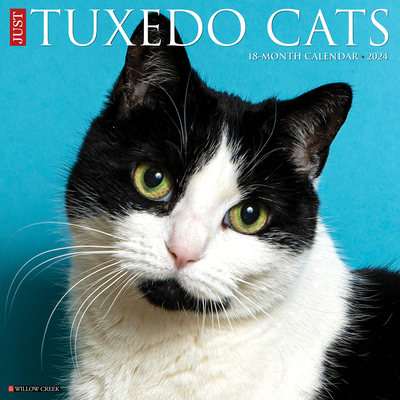 Just Tuxedo Cats 2024 12 X 12 Wall Calendar Cover Image