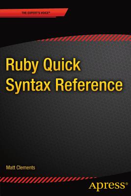 Ruby Quick Syntax Reference Cover Image