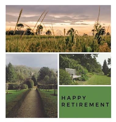 Happy Retirement Guest Book (Hardcover): Guestbook for retirement, message book, memory book, keepsake, retirement book to sign Cover Image