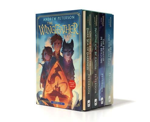 Wingfeather Saga Boxed Set: On the Edge of the Dark Sea of Darkness; North! Or Be Eaten; The Monster in the Hollows; The Warden and the Wolf King (The Wingfeather Saga)