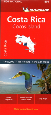 Michelin Costa Rica Map 804 (Maps/Country (Michelin)) Cover Image