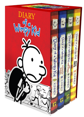 Diary of a Wimpy Kid Box of Books 1-4 (Multiple copy pack)