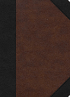CSB Verse-by-Verse Reference Bible, Black/Brown LeatherTouch Cover Image