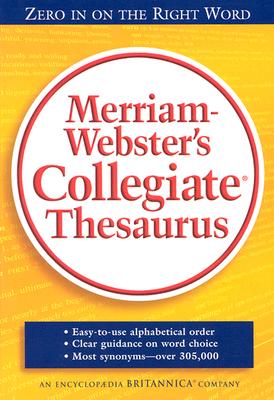 Merriam-Webster's Collegiate Thesaurus By Merriam-Webster Cover Image
