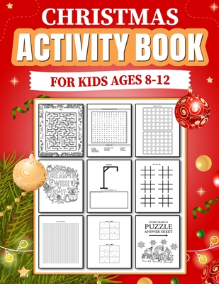 Christmas Coloring Book for Kids Ages 8-12: 60 Christmas Coloring Pages for  Kids (Paperback)