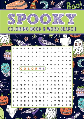 Cover for Spooky Coloring Book & Word Search
