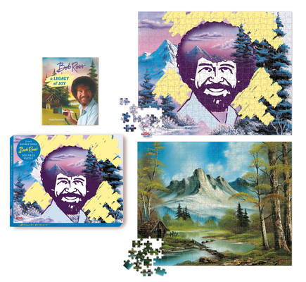Bob Ross 2-in-1 Double-Sided 500-Piece Puzzle By Robb Pearlman Cover Image