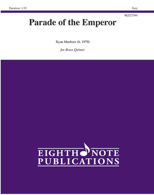 Parade of the Emperor: Score & Parts (Eighth Note Publications) By Ryan Meeboer (Composer) Cover Image