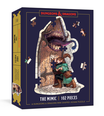 Dungeons & Dragons Mini Shaped Jigsaw Puzzle: The Mimic Edition: 102-Piece Collectible Puzzle for All Ages