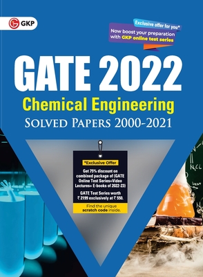 GATE 2022 Chemical Engineering - Solved Papers (2000-2021) Cover Image