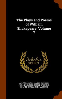 Cover for The Plays and Poems of William Shakspeare, Volume 7