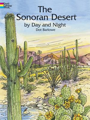 The Sonoran Desert by Day and Night Coloring Book (Dover Nature Coloring Book) Cover Image