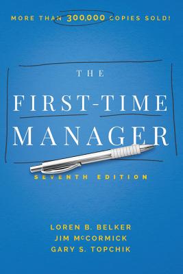 The First-Time Manager By Jim McCormick Cover Image