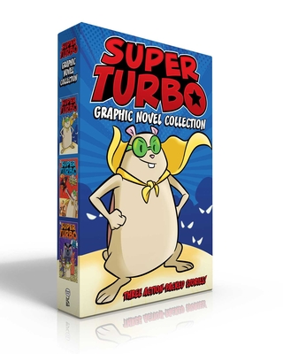 Super Turbo Graphic Novel Collection (Boxed Set): Super Turbo Saves the Day!; Super Turbo vs. the Flying Ninja Squirrels; Super Turbo vs. the Pencil Pointer (Super Turbo: The Graphic Novel) By Edgar Powers, Glass House Graphics (Illustrator) Cover Image