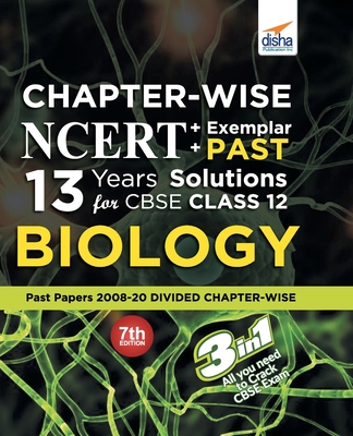 Chapter-wise NCERT + Exemplar + PAST 13 Years Solutions for CBSE Class 12 Biology 7th Edition Cover Image
