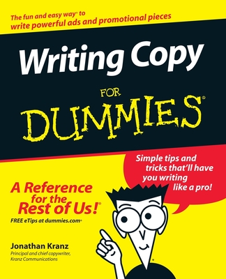 Writing Copy for Dummies By Kranz Cover Image
