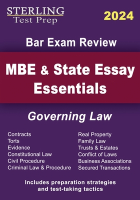 MBE and State Essay Essentials: Governing Law for Bar Exam Prep Cover Image