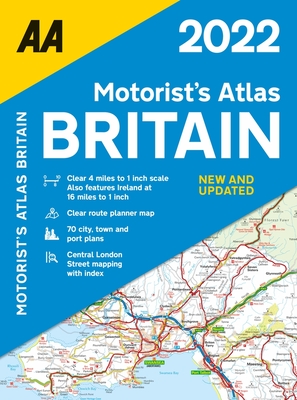 Motorists Atlas Britain SP 2022 By AA Publishing Cover Image