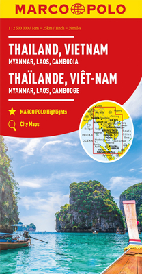 Thailand, Vietnam, Laos, Cambodia Marco Polo Map (Marco Polo Maps)
